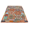 Handmade Vegetable Kilim 5' 0" x 6' 7" (ft) - No. B29702