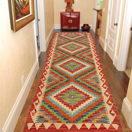 Vegetable Kilim Runner 2' 3" x 6' 4" (ft)- No. B29720