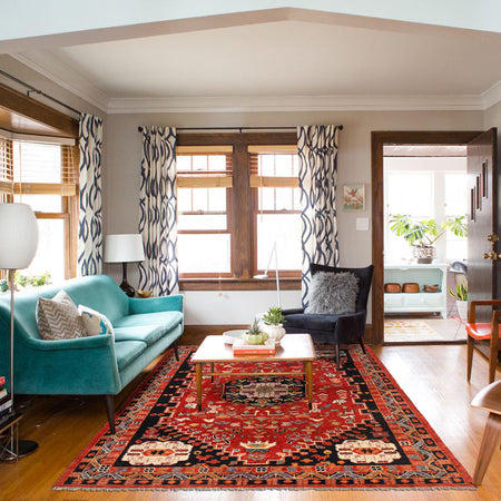 Handmade Sherazi Rug 5' 8" x 8' 0" (ft) - No. B29776