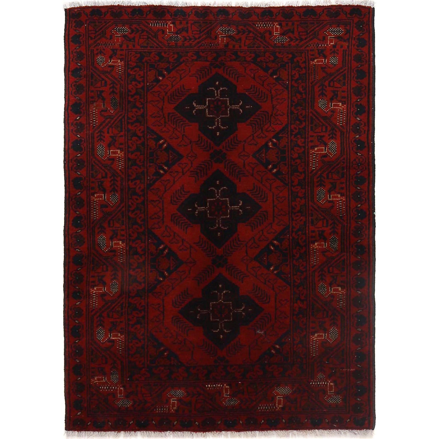 Oriental Khal Mohammadi Rug 3' 4" x 4' 10" (ft) - No. B30054
