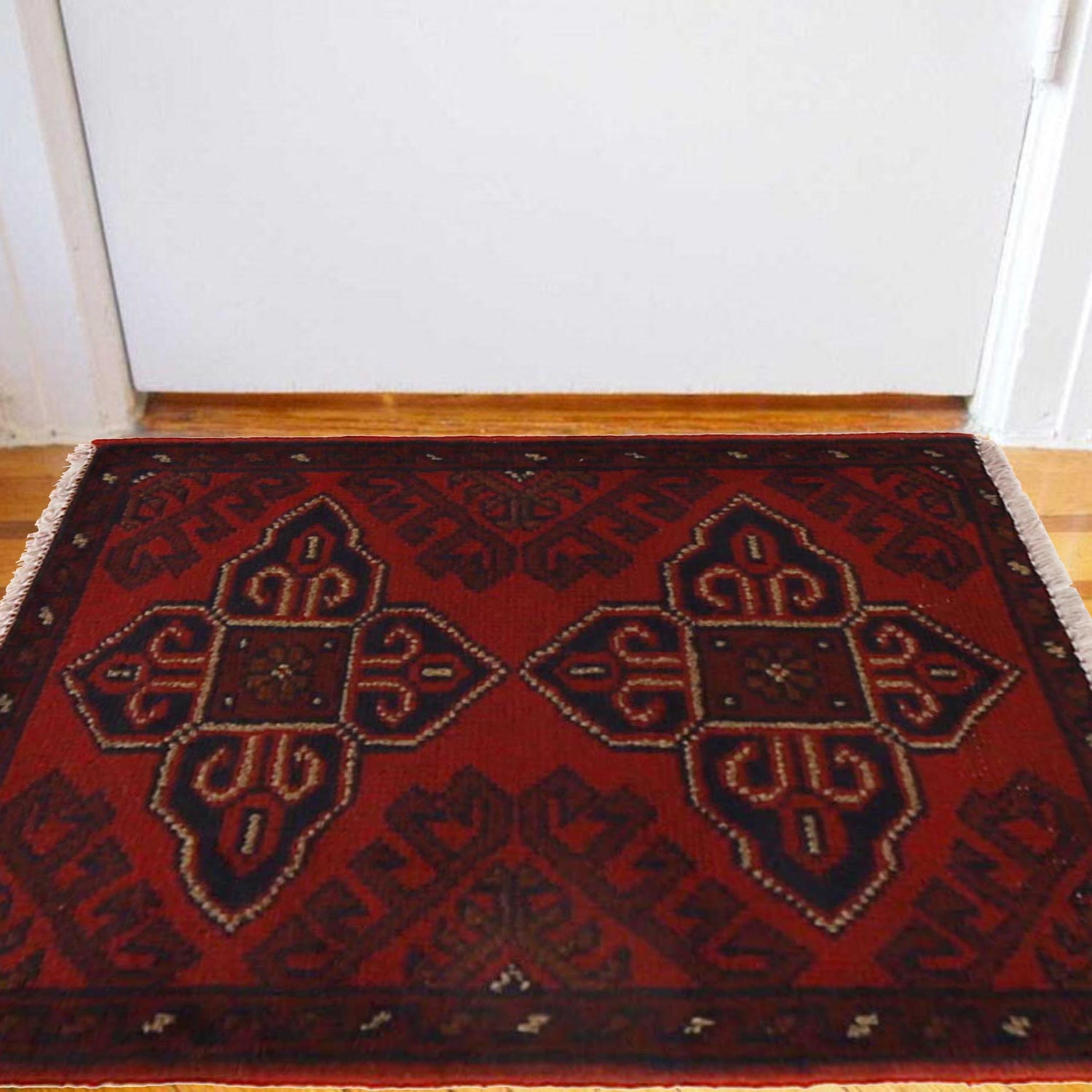 Red Doormat 1' 5" x 2' 0" (ft) - No. B30083