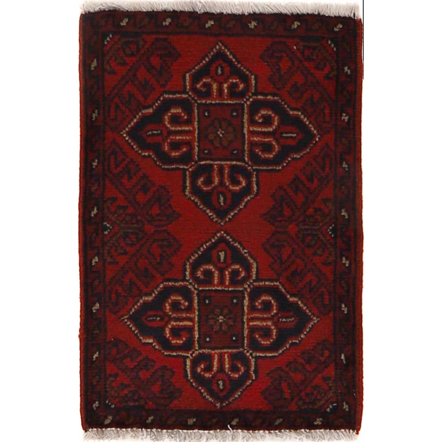 Handmade Mat 1' 4" x 2' 0" (ft) - No. B30086