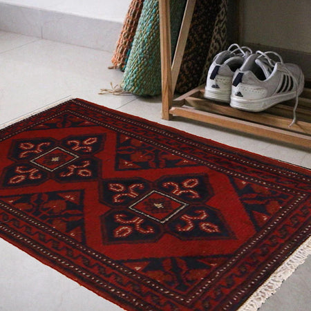 Handmade Doormats 1' 3" x 2' 2" (ft) - No. B30096