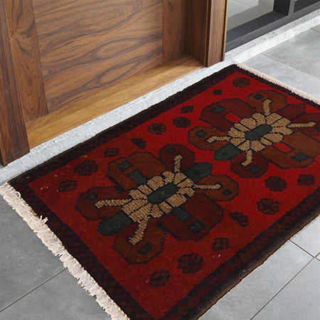 Handmade Doormats 1' 6" x 2' 0" (ft) - No. B30182