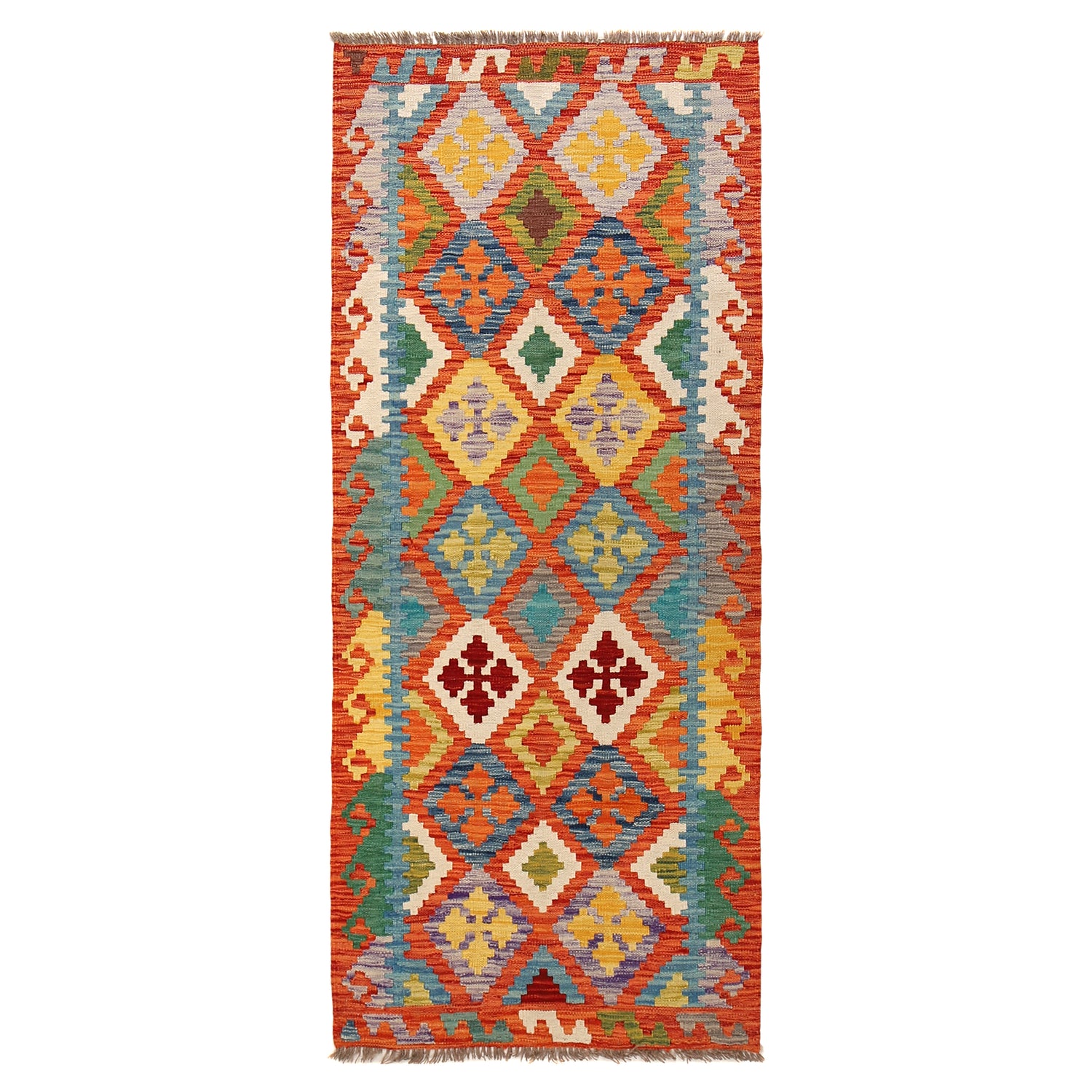 Vegetable Kilim Runner 2' 8" x 6' 4" (ft)- No. B30523
