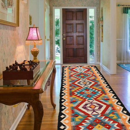 Vegetable Kelim Runner 2' 0" x 6' 6" (ft)- No. B30525