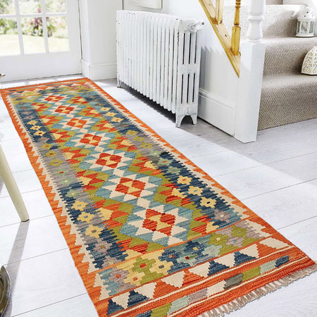 Vegetable Kilim Runner 2' 2" x 6' 3" (ft)- No. B30528