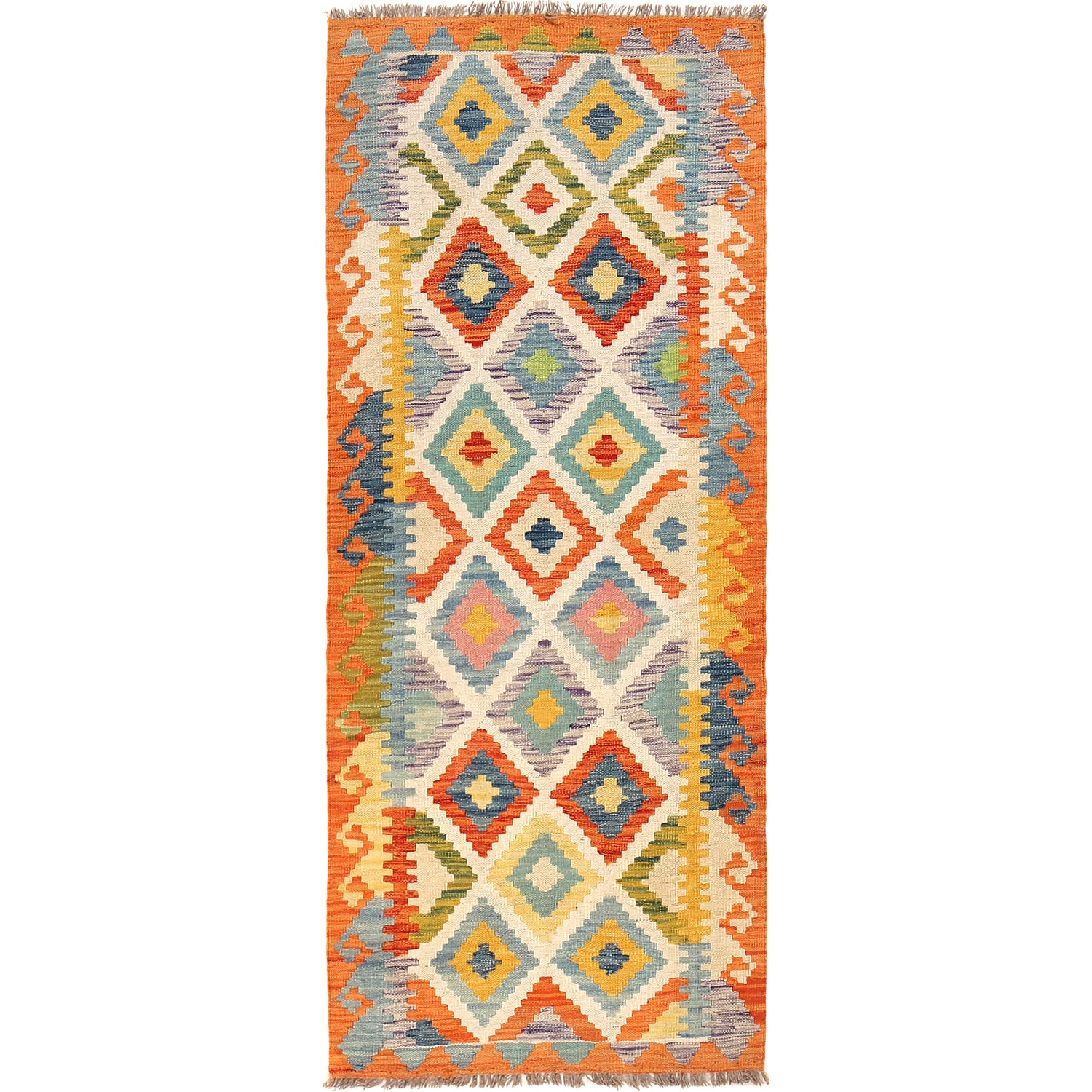 Vegetable Kilim Runner 2' 8" x 6' 9" (ft)- No. B30551