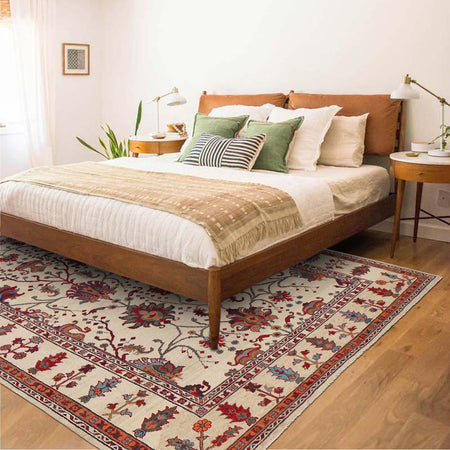 Hand Knotted Kazak Rug 6' 7" x 9' 10" (ft) - No. B30653