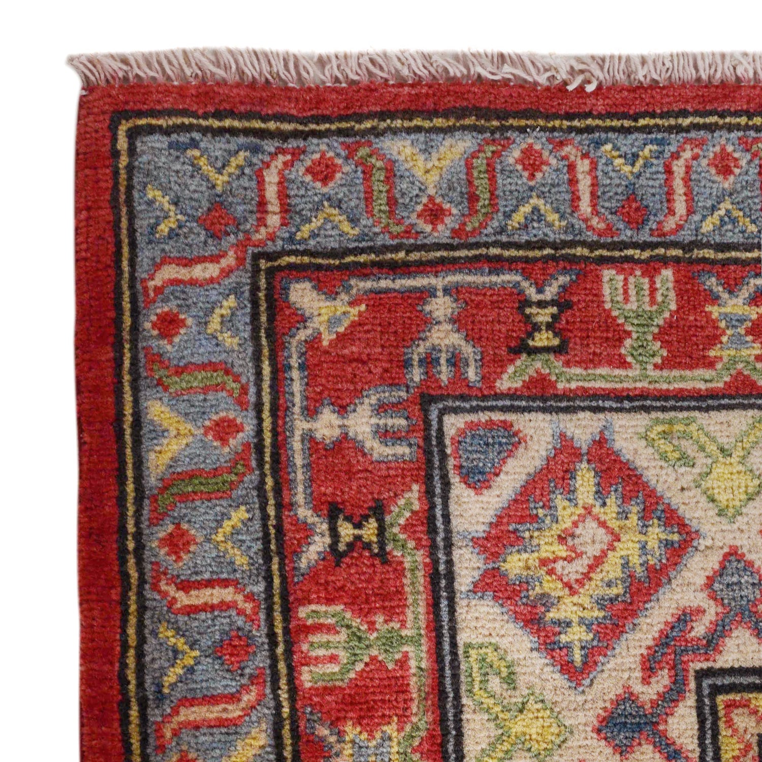 Red Color Kazak Carpet 6' 9" x 9' 9" (ft) - No. B31608