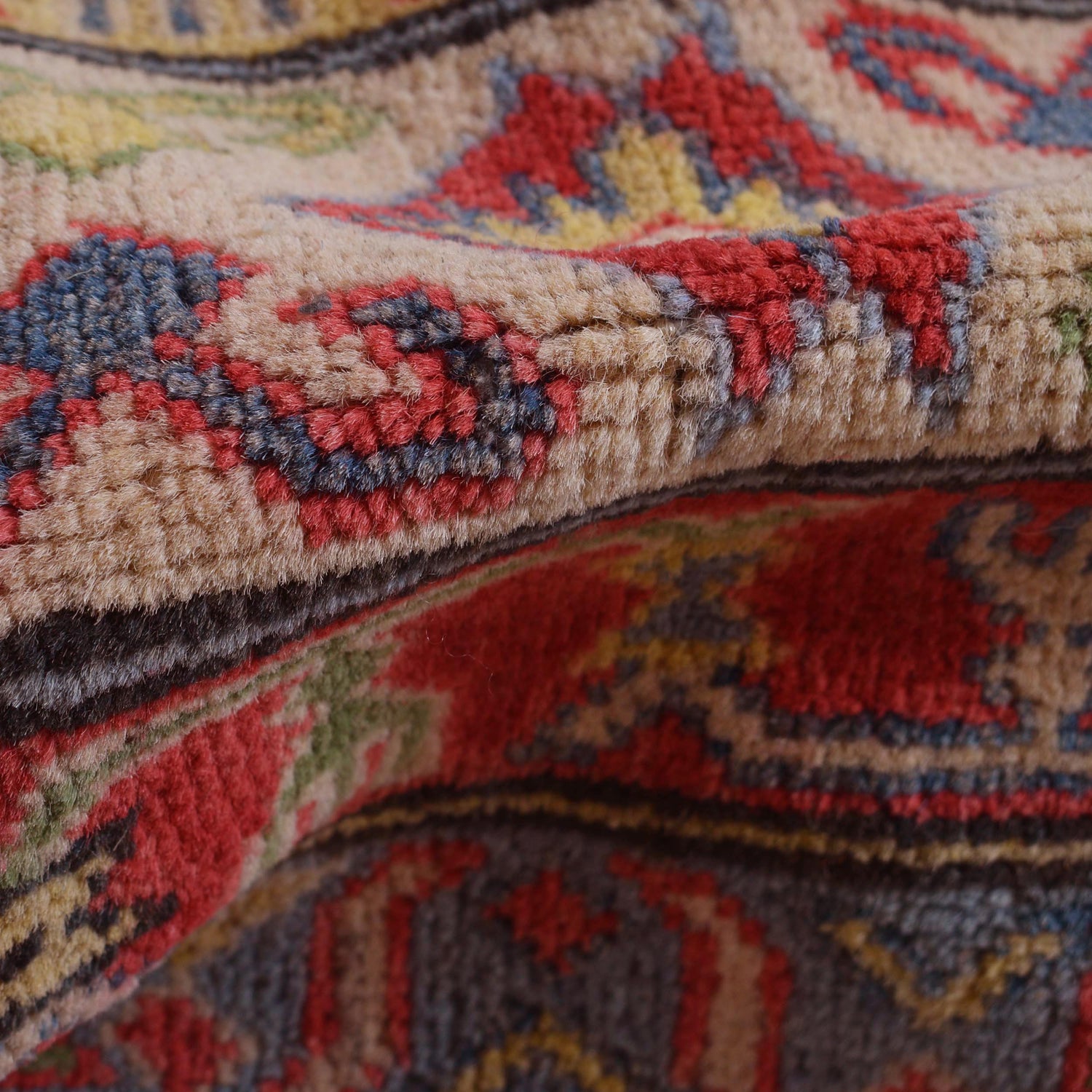 Red Color Kazak Carpet 6' 9" x 9' 9" (ft) - No. B31608