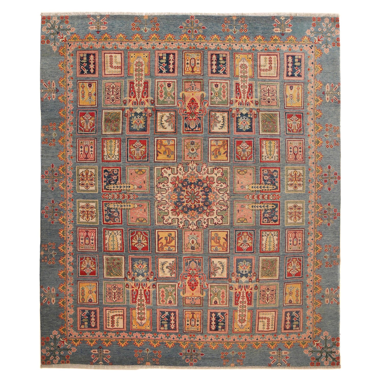 Blue Color Kazak Rug 8' 2" x 9' 11" (ft) - No. B31610