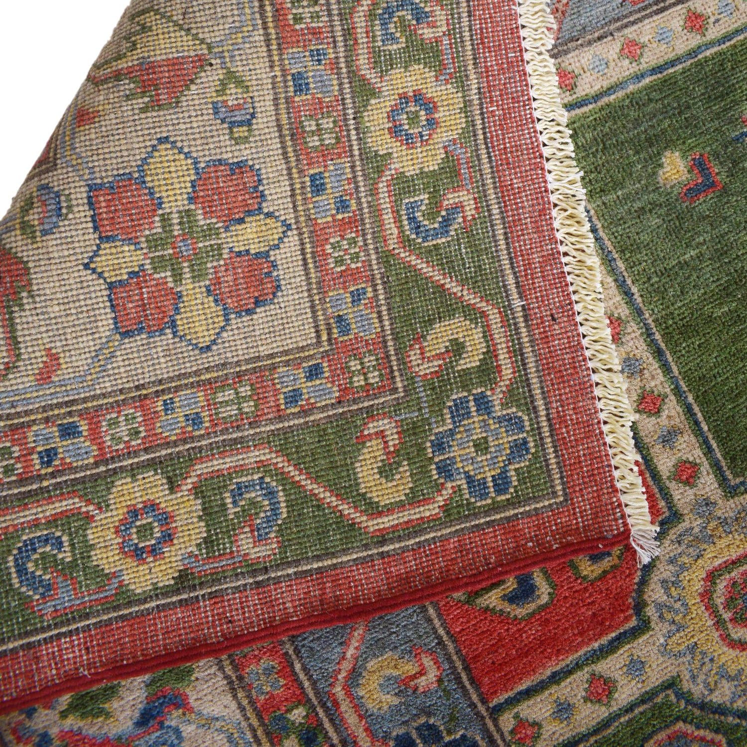 Hand Knotted Kazak Carpet 8' 11" x 11' 10" (ft) - No. B31611