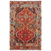 Handmade Vegetable Kelim 3' 5"  x 4' 8" (ft) - No. B31925