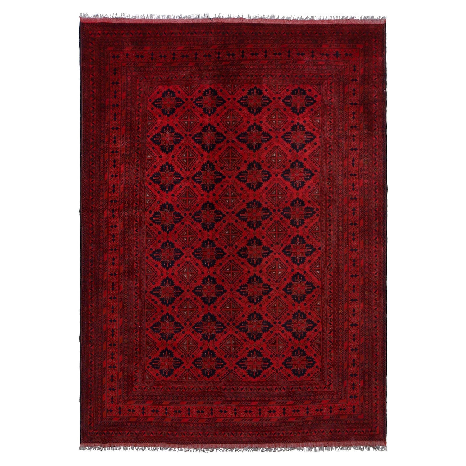 Handmade Khal Mohammadi Carpet 6' 8" x 9' 7" (ft) - No. B33053