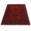 Red Color Khal Mohammadi Carpet 3' 2" x 4' 11" (ft) - No. B34183