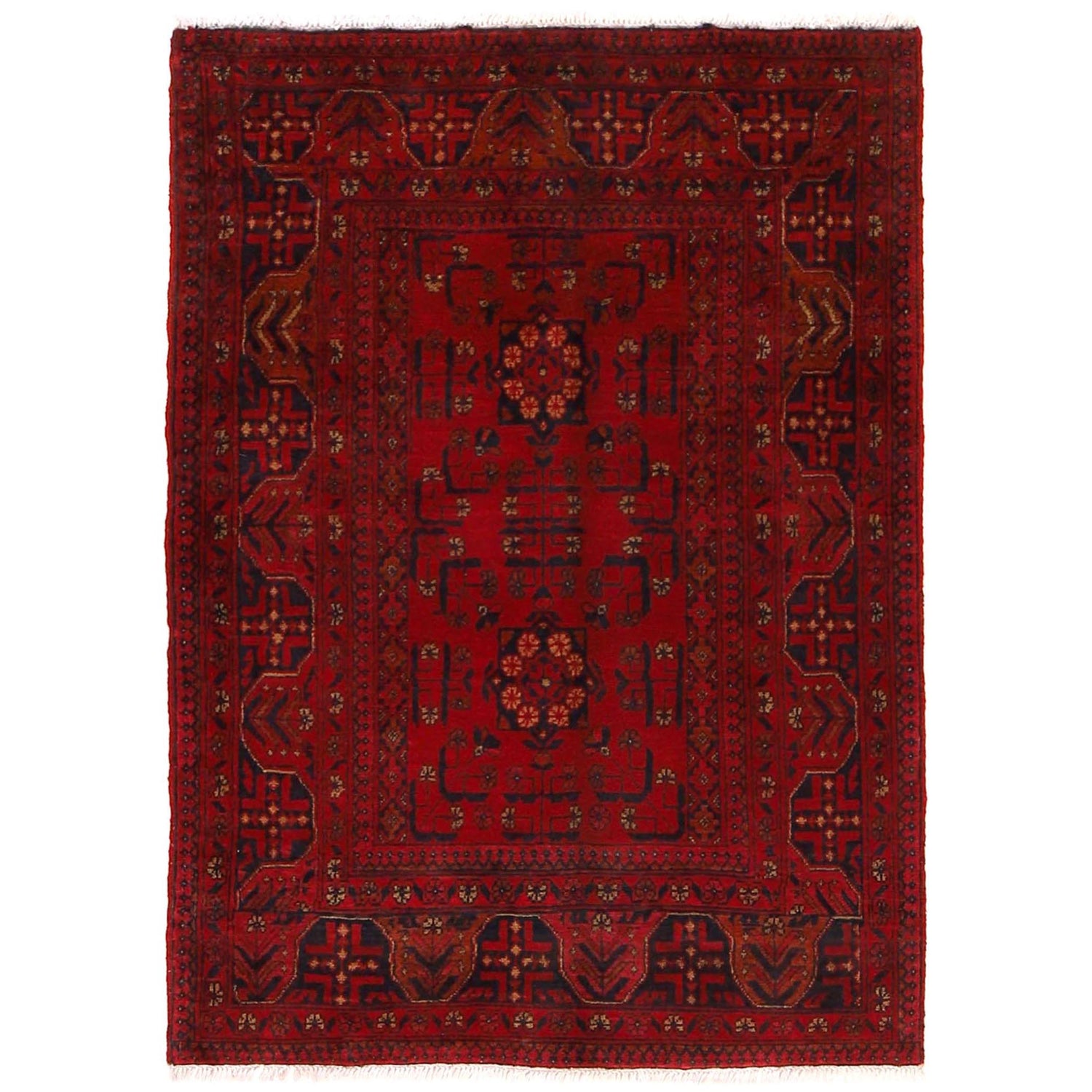 Oriental Khal Mohammadi Rug 3' 5" x 4' 8" (ft) - No. B34186