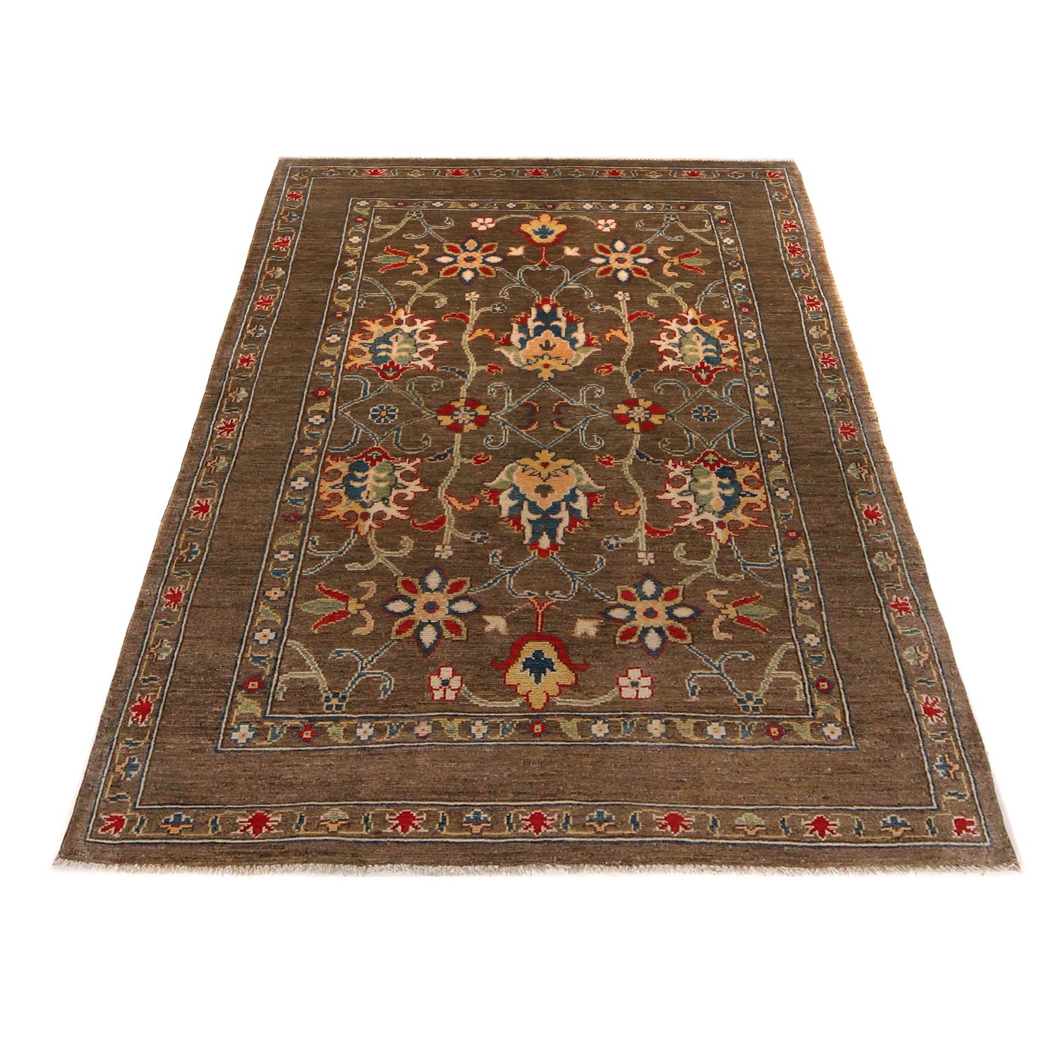 Oriental Sultani Carpet 3' 11" x 5' 8" (ft) - No. B34194