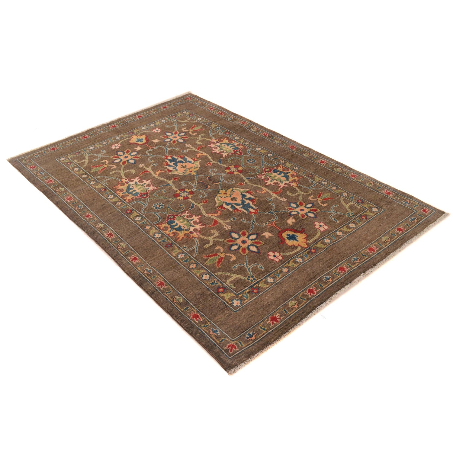 Oriental Sultani Carpet 3' 11" x 5' 8" (ft) - No. B34194