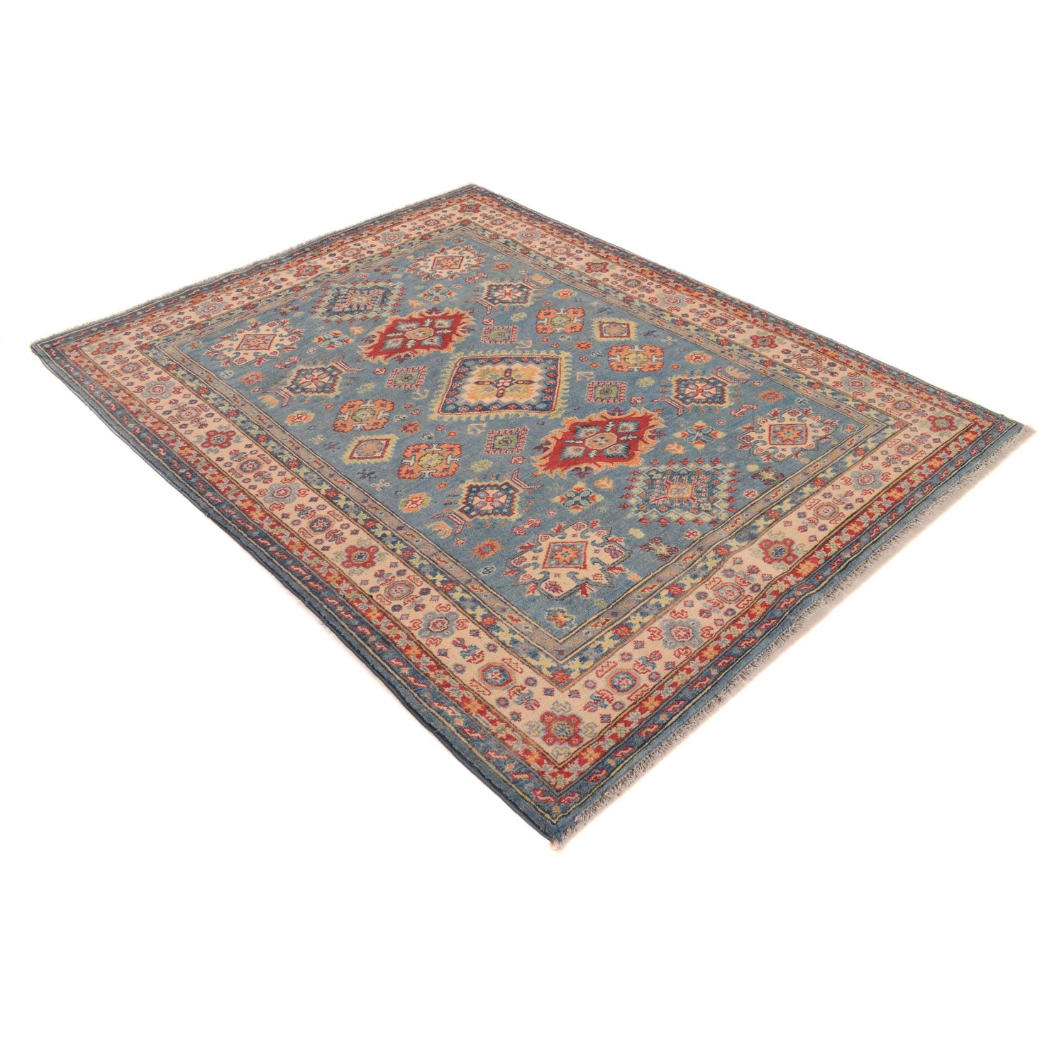 Oriental Kazak Rug 4' 10" x 6' 2" (ft) - No.B34195