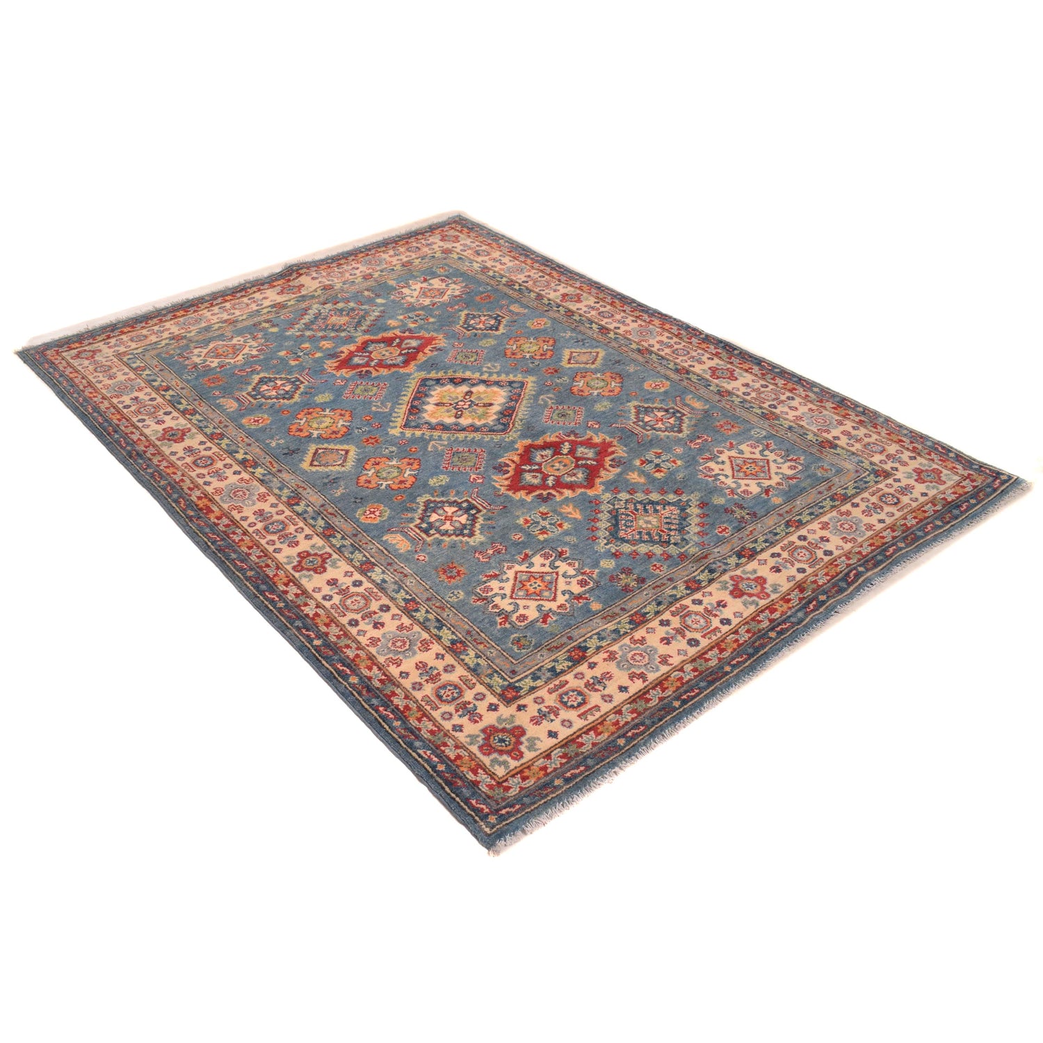 Oriental Kazak Rug 4' 10" x 6' 2" (ft) - No.B34195