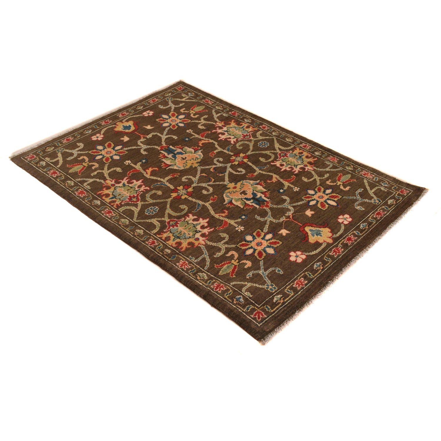 Oriental Sultani Carpet 3' 3" x 4' 8" (ft) - No. B34197