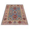 Blue Color Kazak Rug 3' 4" x 5' 0" (ft) - No. B34199