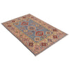 Blue Color Kazak Rug 3' 4" x 5' 0" (ft) - No. B34199