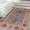 Blue Color Kazak Rug 3' 4" x 5' 0" (ft) - No. B34199