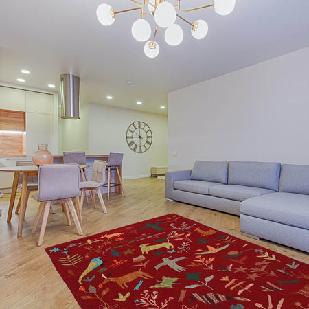 Pakistani Embroidery Kelim 2' 7" x 4' 11" (ft) - No. B34457