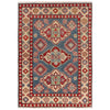Hand Knotted Kazak Rug  3' 4" x 4' 9" (ft)- No. B34605