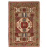 Oriental Mamluk Carpet 3' 3" x 4' 10" (ft) - No. B34606