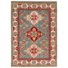 Hand Knotted Kazak Rug 4' 0" x 5' 9" (ft) - No. B34608