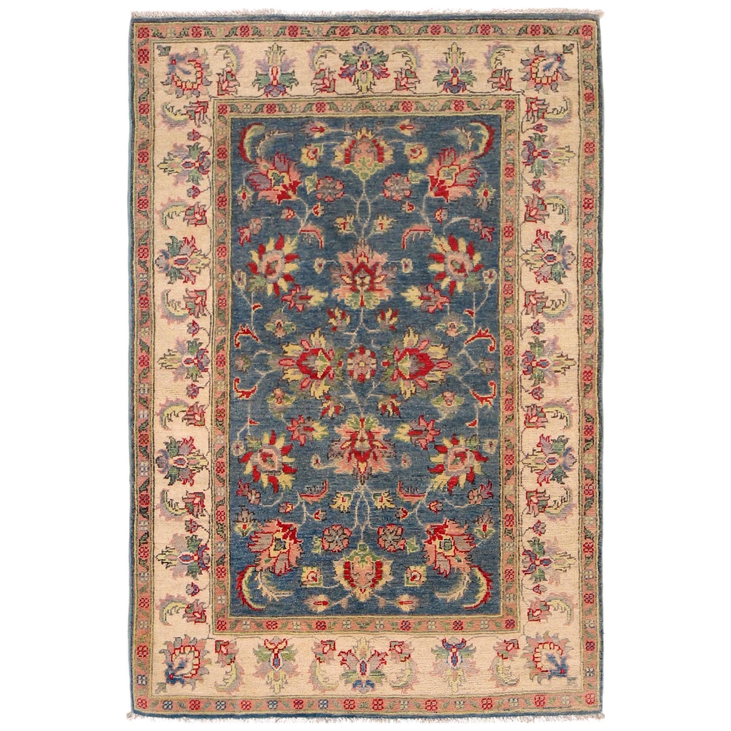 Oriental Kazak Rug 3' 11" x 5' 10" (ft) - No. B34610