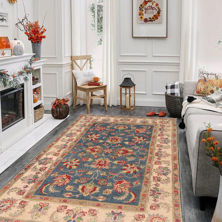 Oriental Kazak Rug 3' 11" x 5' 10" (ft) - No. B34610