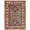 Blue Color Kazak Rug 4' 0" x 4' 10" (ft)- No. B34617