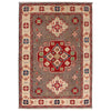 Oriental Kazak Rug  3' 4" x 4' 11" (ft)- No. B34619