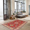Hand Knotted Kazak Rug 2' 7 x 3' 11 (ft) - No. B34620