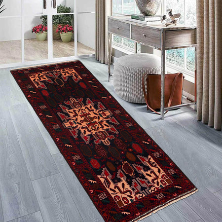 Multi Color Baluchi Runner 2' 8" x 6' 11" (ft) - No. B34625