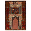 Handmade Prayer Rug 2' 9" x 3' 11" (ft) - No. B34626