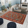 Hand Knotted Kazak Rug 3' 4" x 4' 10" (ft)- No. B34665