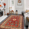 Red Color Kazak Rug 3' 10" x 6' 3" (ft) - No. B34672