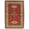 Hand Knotted Kazak Rug 3' 11" x 5' 10" (ft) - No. B34673