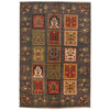Hand Knotted Bakhtiar Carpet 3' 3" x 4' 11" (ft) - No. B34674