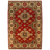 Red Color Kazak Rug 3' 5" x 4' 9" (ft)- No. B34677