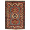 Hand Knotted Kazak Rug 2' 10 x 3' 11 (ft) - No. B34682