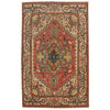 Hand Knotted Persian Design Heriz Rug 3' 10" x 6' 1" (ft) - No. B34690