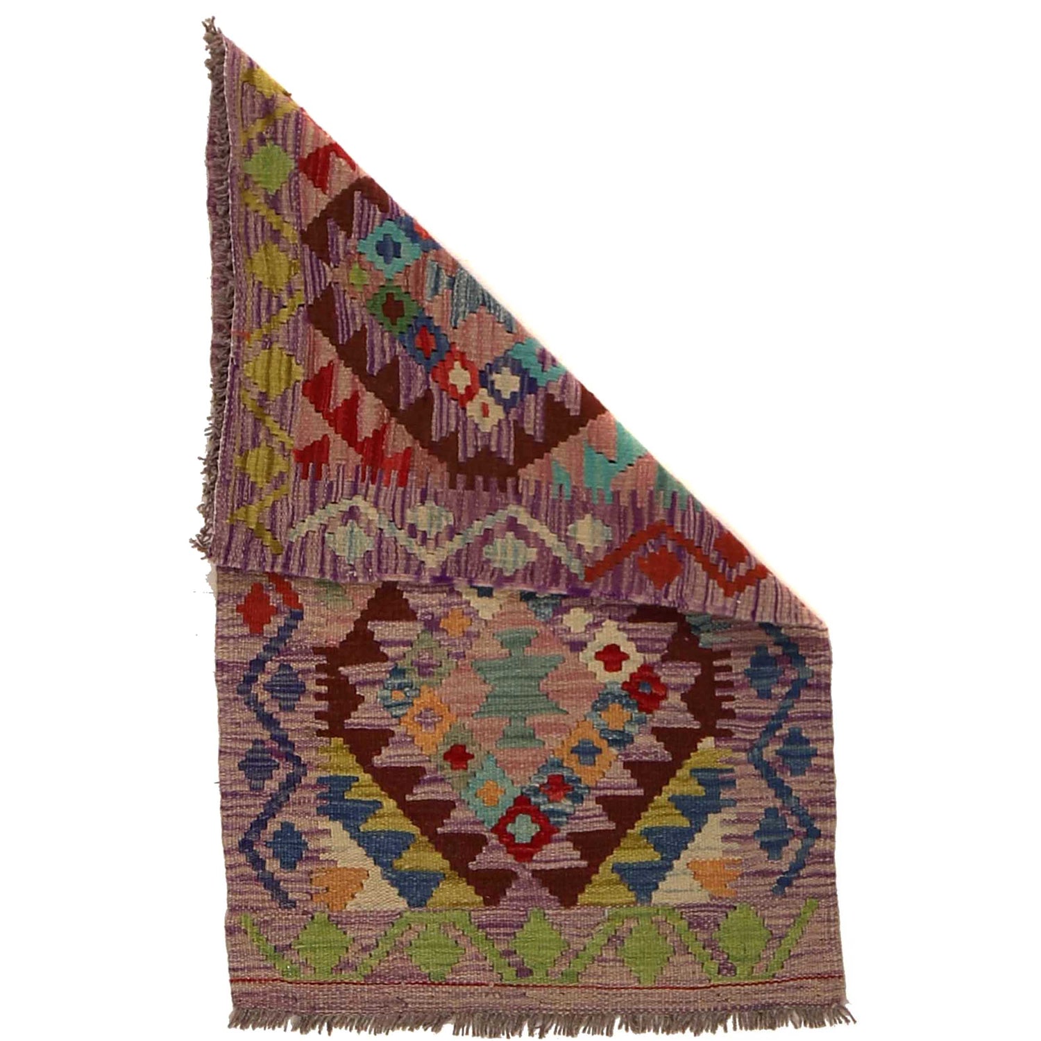 Handmade Vegetable Kilim 2' 0" x 3' 3" (ft) - No. B35113