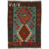 Handmade Vegetable Kilim 2' 1" x 2' 10" (ft) - No. B35126