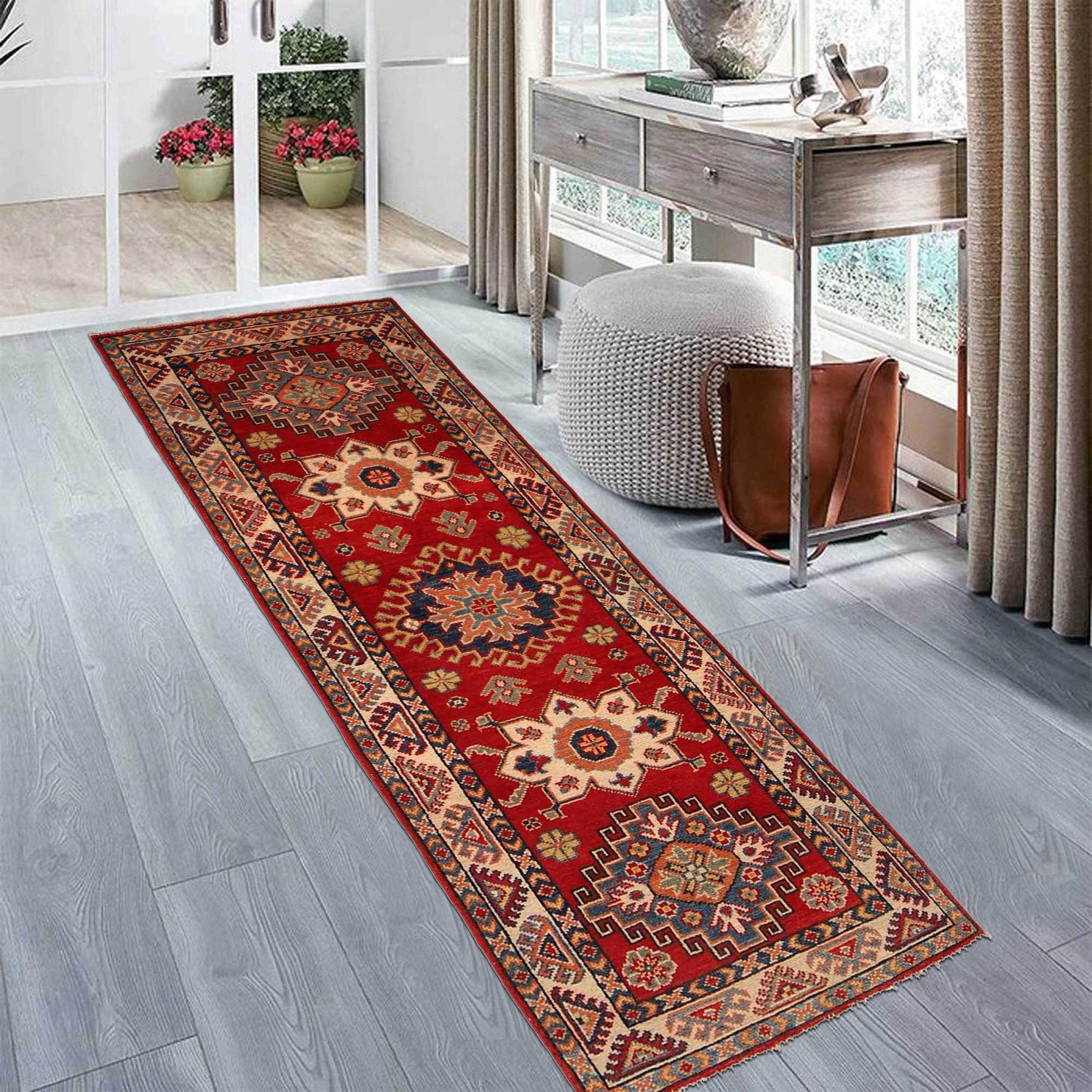 Oriental Kazak Runner 2' 0" x 6' 0" (ft) - No. B35131